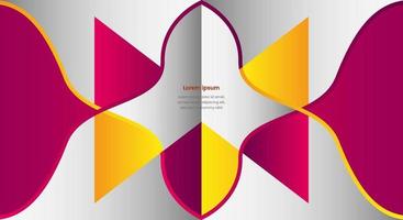 Abstract geometric background with red and yellow for cover design business brochure poster template eps10. vector