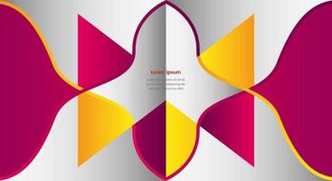 Abstract geometric background with red and yellow for cover design business brochure poster template eps10. vector