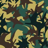 fondo militar de patrón de camuflaje abstracto de selva oscura vector