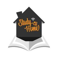 stay at home banner vector