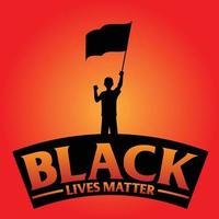 black lives matter vector