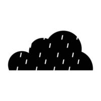 vector de logotipo de icono de lluvia de agua