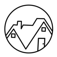 house vector image for logo