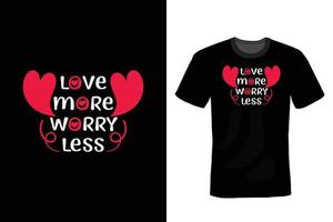 diseño de camisetas del día de san valentín, vintage, tipografía vector