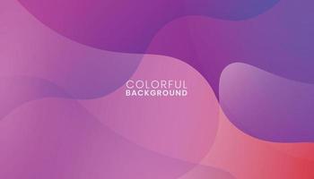 Abstract Dynamic Colorful Geometric Background. Fluid Gradient Shapes Composition. Liquid Color Background Design vector