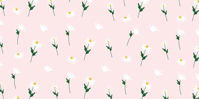 Background of small flower for fabric pattern vector