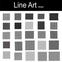 line Art patterns vector