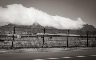 Table Mountain National Park cloudy, an incredible cloud formation. photo