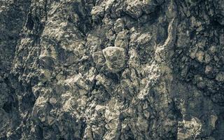 Texture of rough rocks on the coast of Croatia. photo