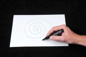 Drawing a simple line photo