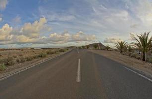 Road in the desert photo