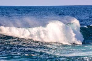 primer plano de agua de mar foto