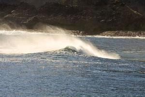 Sea water close-up photo