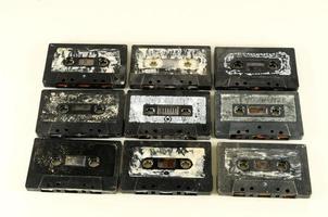 viejas cintas de casete foto