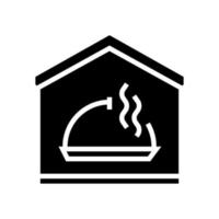 cooking remote training glyph icon vector illustration