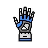 hand robot color icon vector illustration