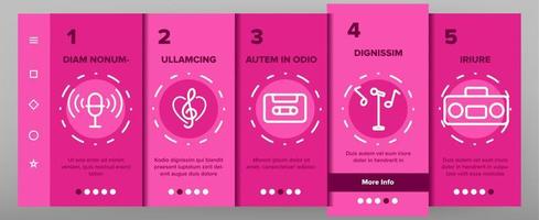 Color Different Singing Vector Onboarding