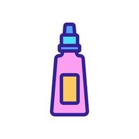 anti cellulite cream tube icon vector outline illustration