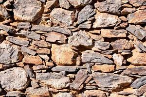 Stone wall close up photo