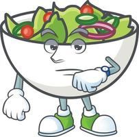 Salad In The a Bowl Vector