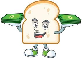 Slice White Bread Vector