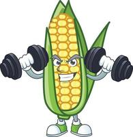 Cartoon Corn Sweet Vector