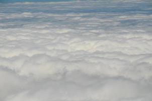 vista de cielo nublado foto