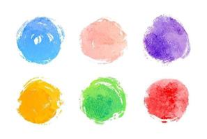 watercolor vector circles. background for title and logo