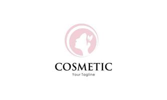 Beauty woman fashion logo vector