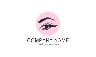 Beauty woman fashion logo vector