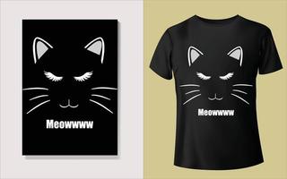 Cute Tee shirt design with Black background vector