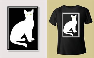 lindo diseño de camiseta de animales vector