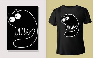 Cute animal Tee shirt Design vector