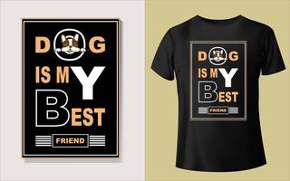 Cute Tee shirt design with Black background vector