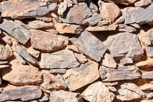 Stone wall close up photo