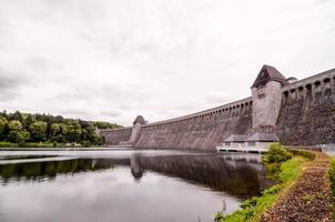 View of a German water dam photo