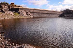 View of a German water dam photo