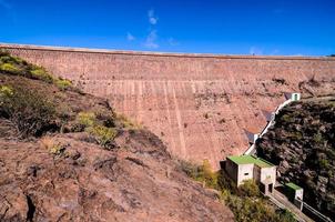 vista de una presa de agua alemana foto