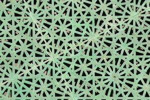 Green metal pattern photo