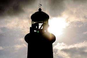 Lighthouse by the sea photo