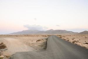 Scenic road view photo