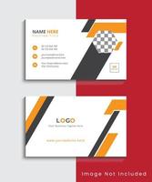 Simple Modern And Creative Business Card Template Design vector