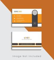 Simple Modern And Creative Business Card Template Design vector