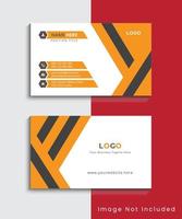 Simple Modern And Creative Business Card Template Design vector