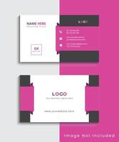 Simple Modern And Creative Business Card Template Design vector