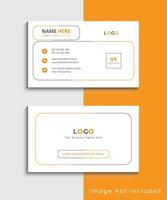 Simple Modern And Creative Business Card Template Design vector