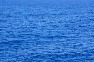 Calm blue sea photo
