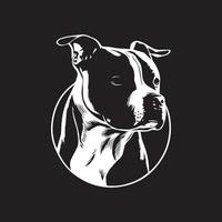 bull terrier dog head logo vector, dog face logo isolated on black background. dog logo, icon illustration. animal pet logo vector. vector