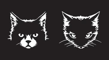 Sneaky Angry Cat Face Graphic · Creative Fabrica