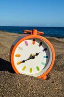 Clock on the ground photo